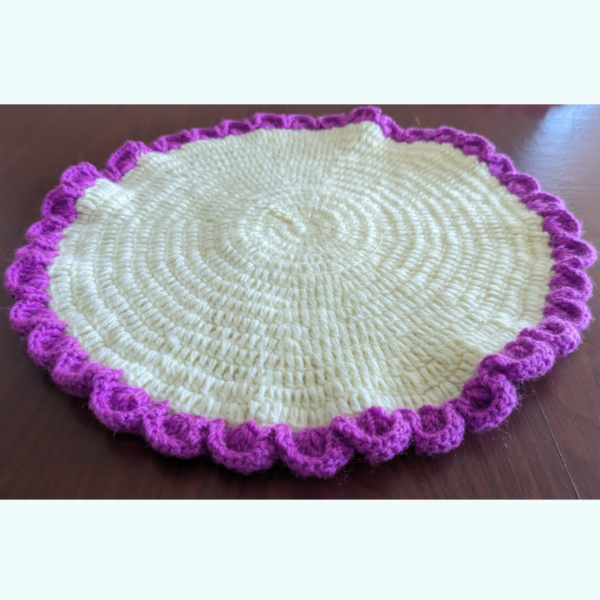 crochet table mat