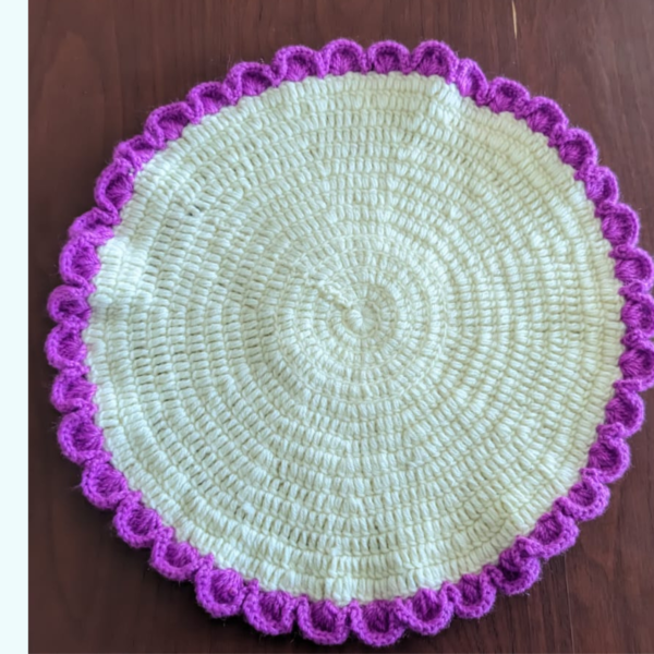 crochet table mat