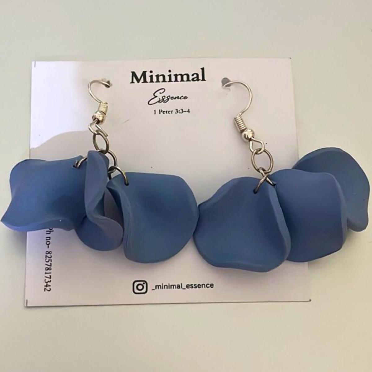 Drape earrings