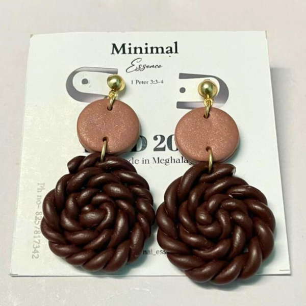 Twirl Clay Earrings
