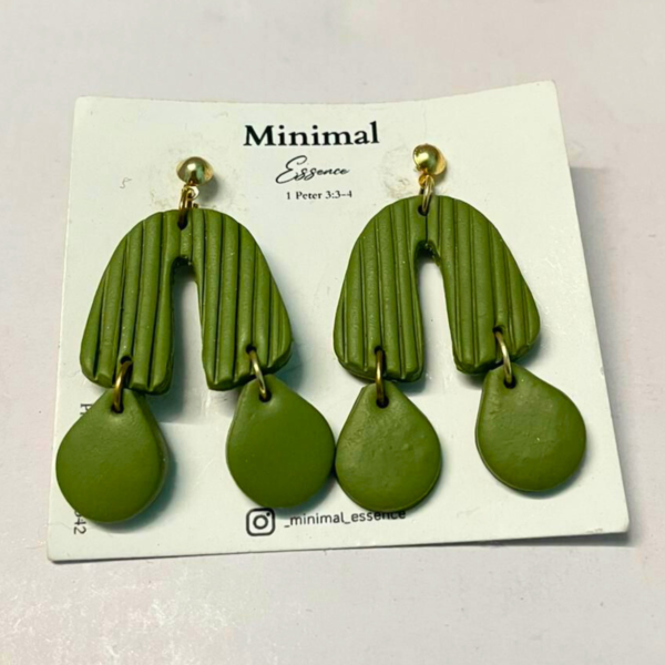 Green Earrings